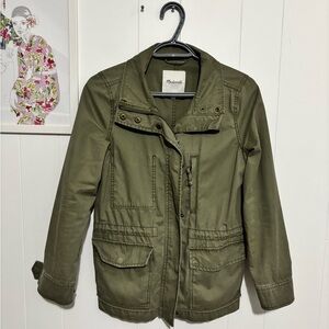 Madewell Khaki Utility Jacket